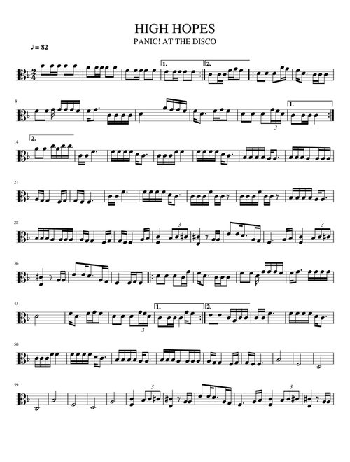 High Hopes-Viola
