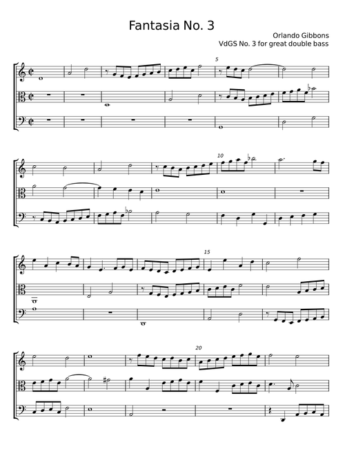 Fantasia No. 3 - Orlando Gibbons