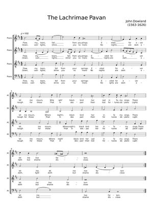 Lachrimae Pavan Sheet Music and Tab for Lute (Solo) | MuseScore.com