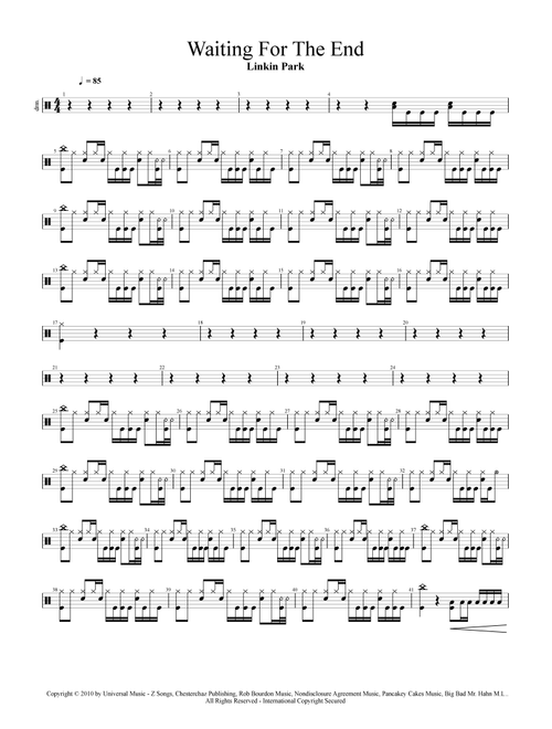 Waiting For The End (Arr. Cyril Mayer) - Linkin Park (Drums)