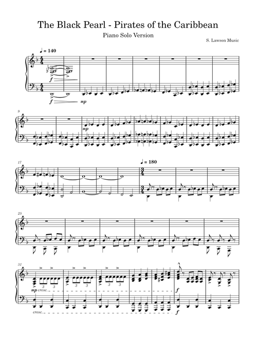 The Black Pearl - Pirates of the Caribbean: Curse of the Black Pearl