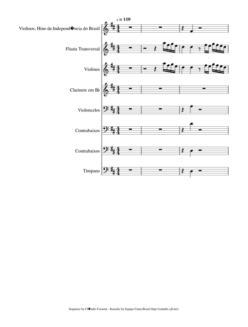 Empire of Brazil Anthem - Hino do Império do Brasil (Hino da Independencia)