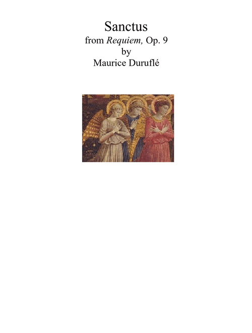 Sanctus from Duruflé Requiem