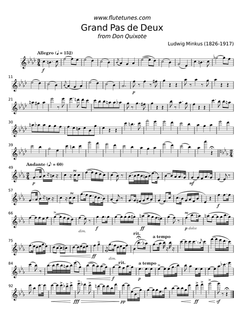 Grand Pas de Deux - Ludwig Minkus