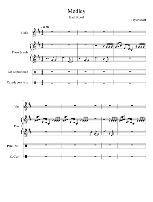 Taylor Swift medley