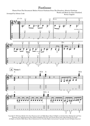 Footloose バンド・スコア 楽譜 TAB フットルース ピアノ弾き語り Footloose 完全バンドスコア フットルース オリジナル・サウンド