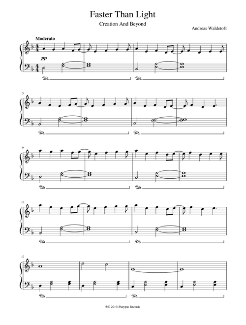 Andreas Waldetoft - Faster Than Light (Piano)