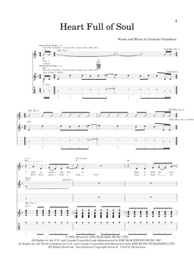 Free The Yardbirds sheet music | Download PDF or print on