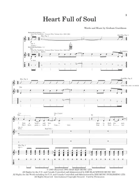 Free The Yardbirds sheet music | Download PDF or print on Free The Yardbirds sheet music | Download PDF or print on