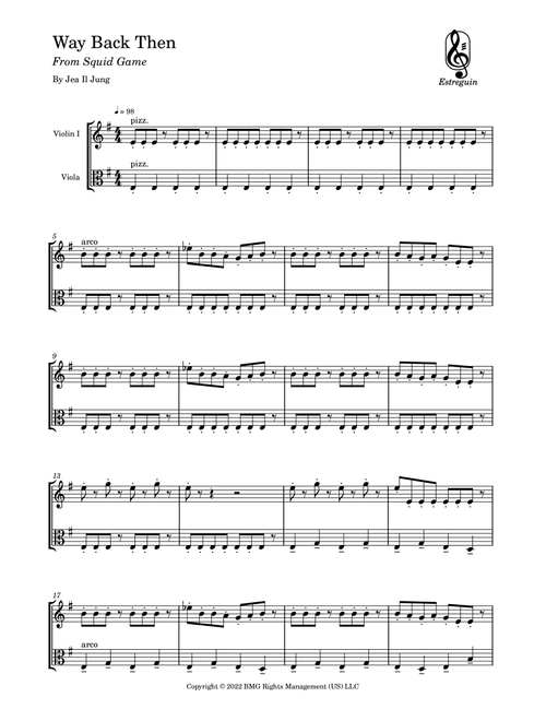 Way Back Then (Arr. Estreguin) - Jaeil Jung (Instrumental Duet)