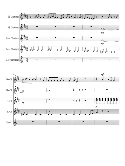 Last Christmas Clarinet Ensemble