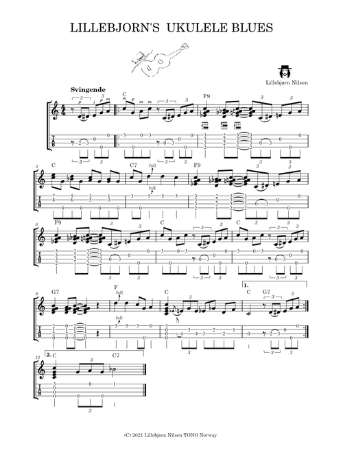 LILLEBJORN'S UKULELE BLUES - Lillebjorn Nilsen