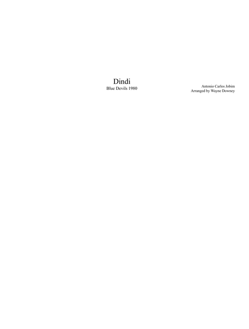 Dindi (Blue Devils 1980)