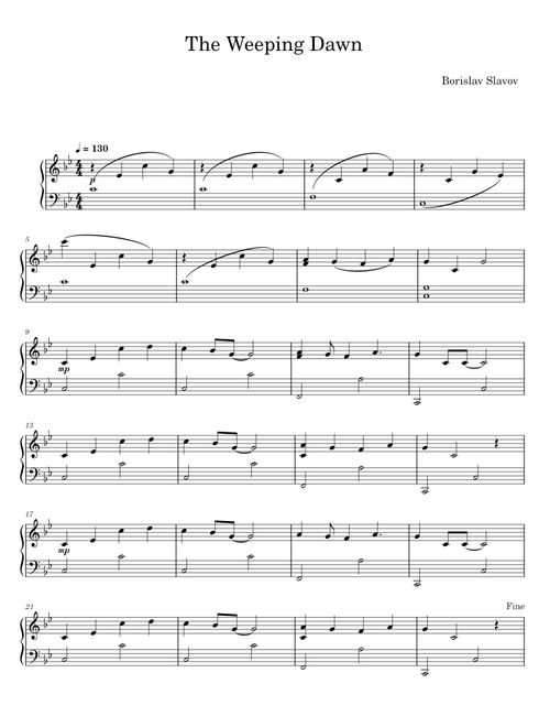 The Weeping Dawn - Borislav Slavov