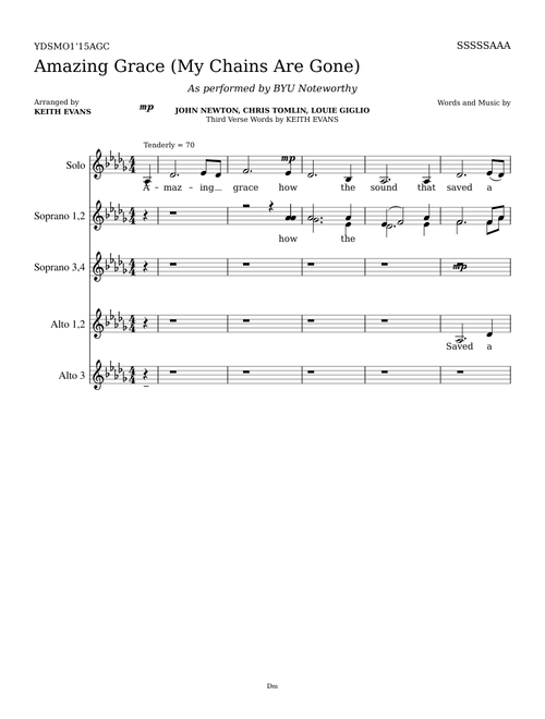 Amazing Grace (my chains are gone) edit