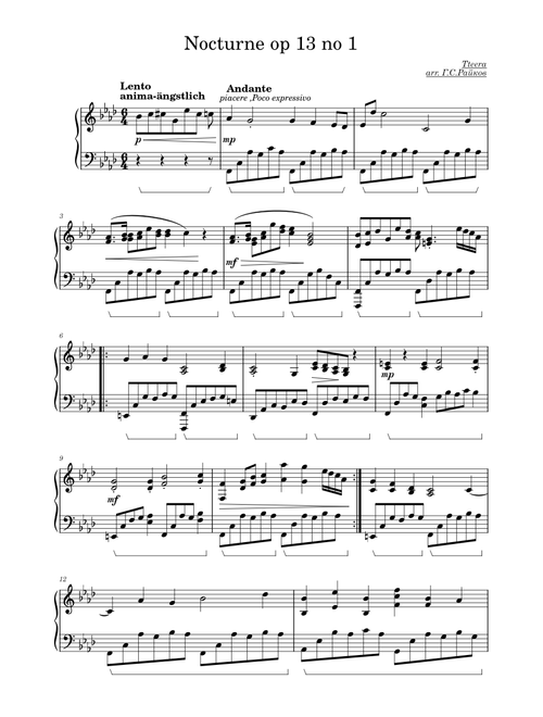 Nocturne op 7 no 1(Revised, And collaboration)