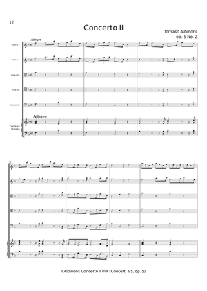 Concerto in D minor op.9 no.2 - Tomaso Albinoni Sheet Music for