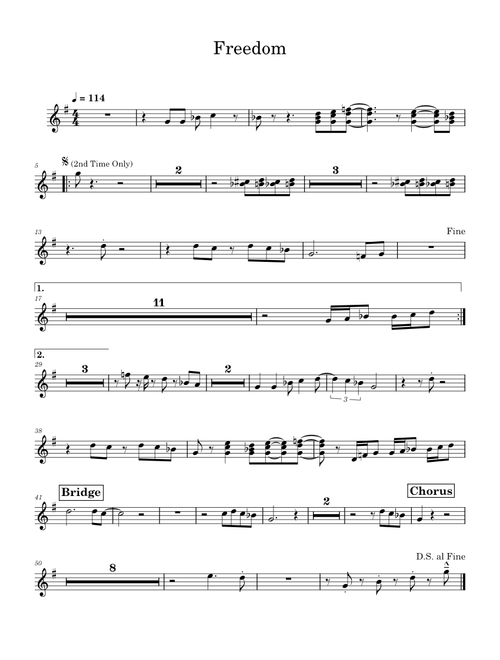 Freedom -  Bb Horn