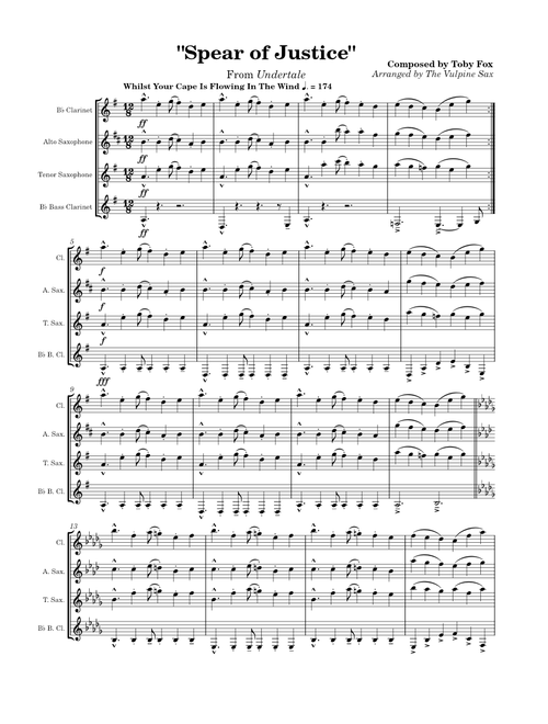 Spear of Justice Woodwind Quartet