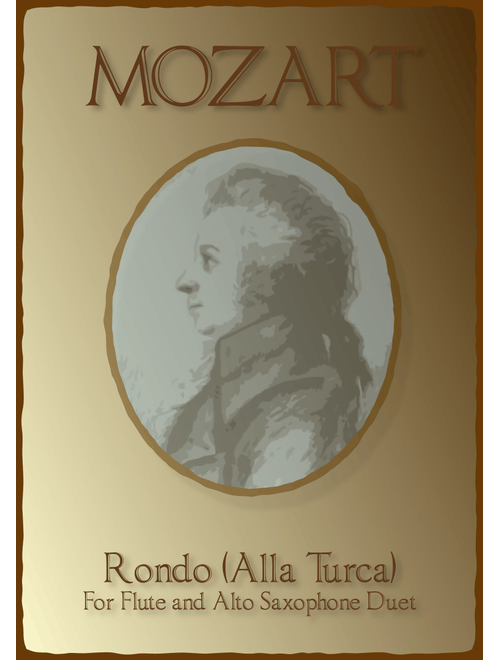 Rondo Alla Turca, W A Mozart, Flute and Alto Saxophone Duet.﻿ (Arr. David McKeown) (Instrumental Duet)