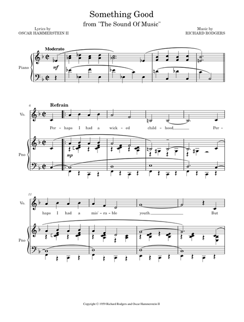 The Sound Of Music sheet music by Trevor Coard | Play, print, and
