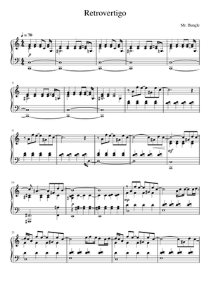 Retrovertigo - Mr. Bungle (Full Piano Arrangement) Sheet Music for ...