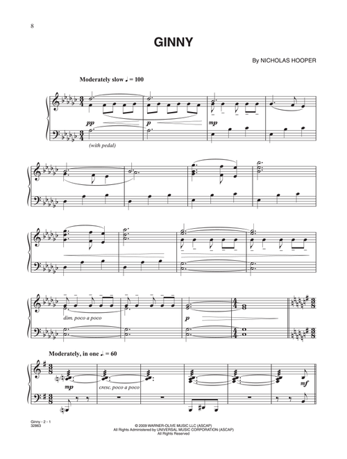 Ginny (from Harry Potter) - Nicholas Hooper (Piano Solo)