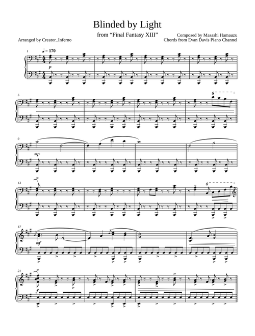 Blinded by Light – Masashi Hamauzu