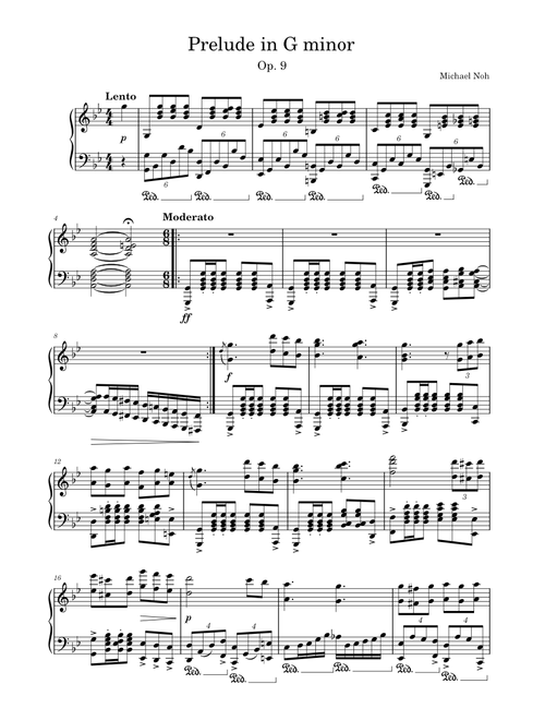 Prelude in G minor