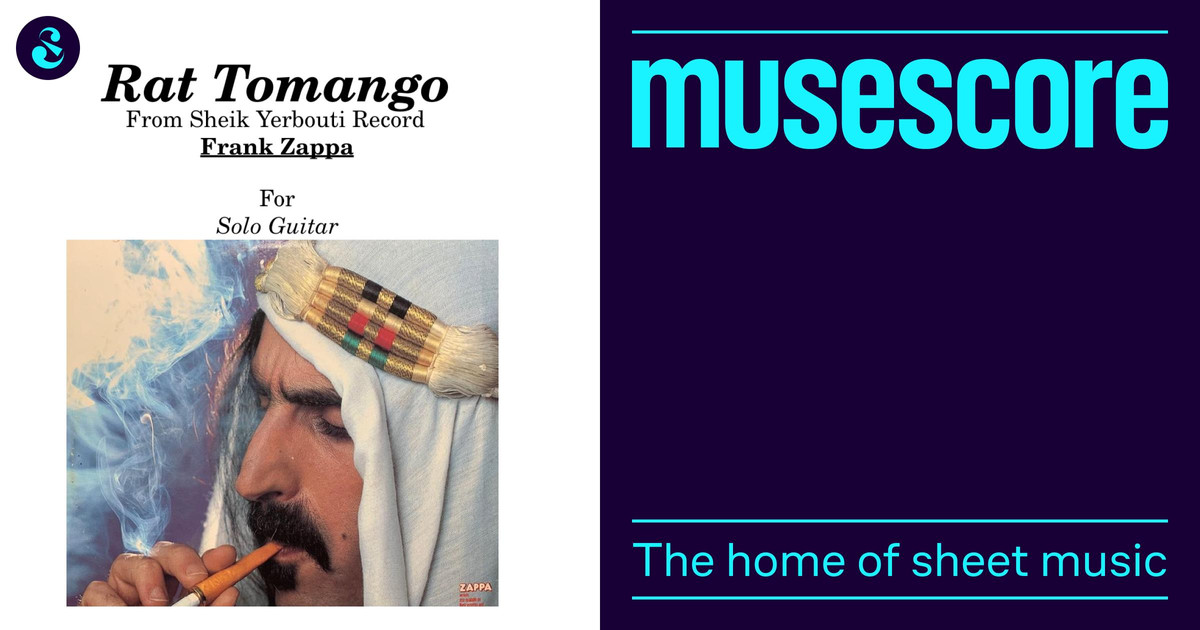 Rat Tomango – Frank Zappa Sheet music for Guitar (Solo) | Musescore.com