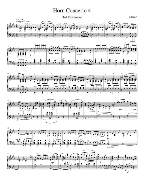 Horn Concerto 4