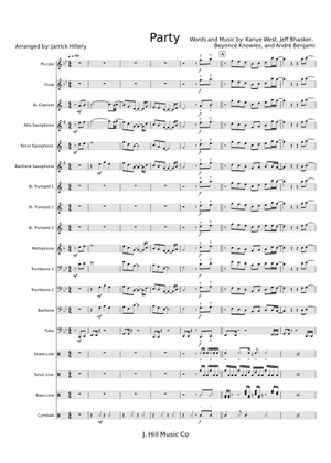 Party – Beyoncé Sheet Music for Trombone, Tuba, Flute, Oboe & more ...