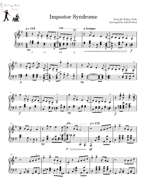 Impostor syndrome – Sidney Gish (Piano Cover)