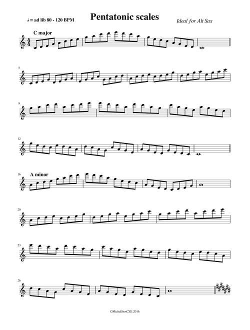 Pentatonic scales