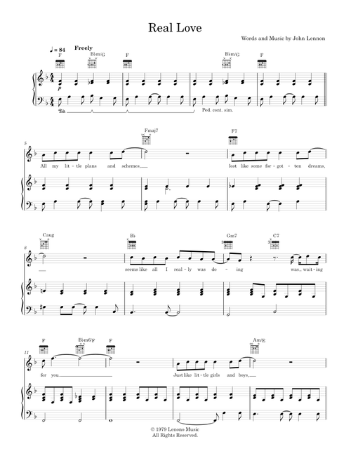Real love - Tom Odell (Easy Piano)