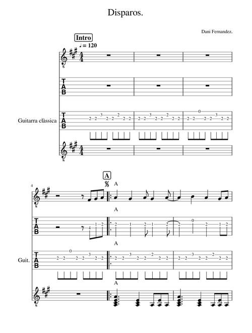 Disparos - Dani Fernández