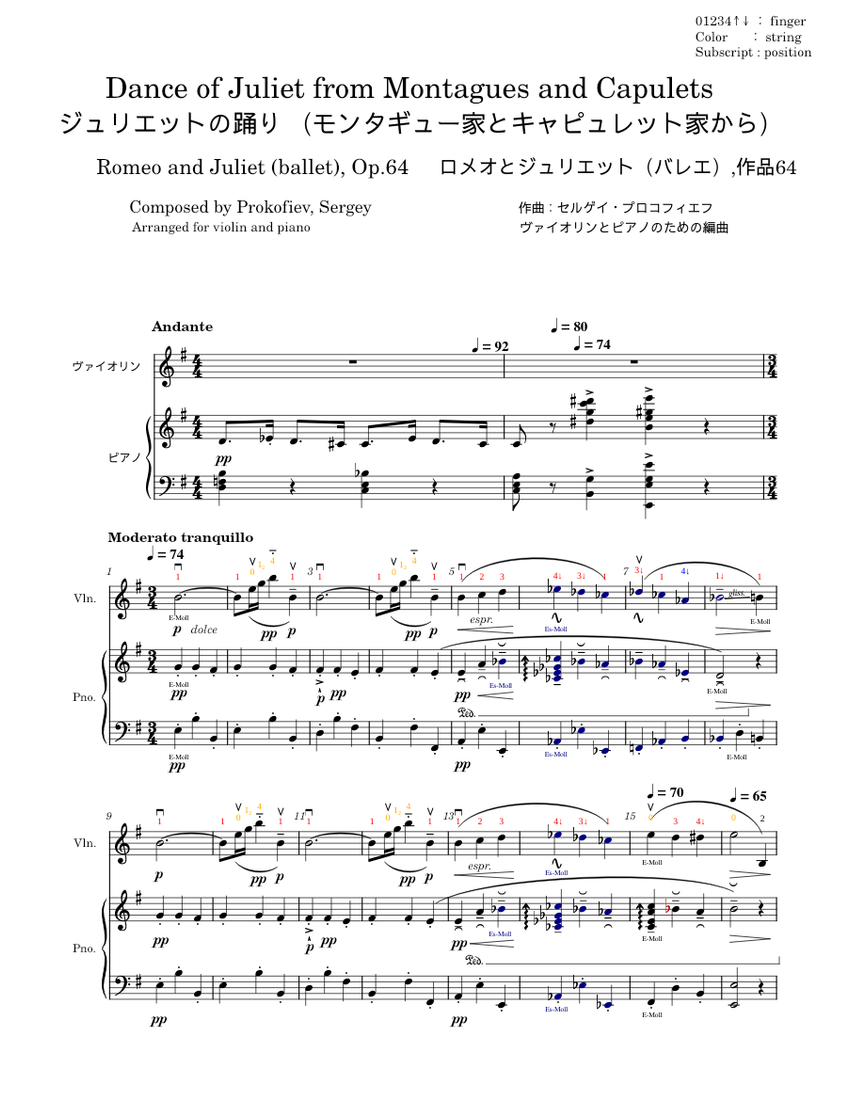 吹奏楽楽譜 ROMEO AND JULIET Romeo and Juliet (overture-fantasia) - Pyotr Ilyich