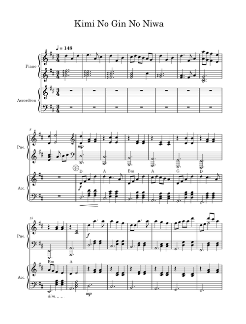 Kimi no gin no niwa – Kalafina