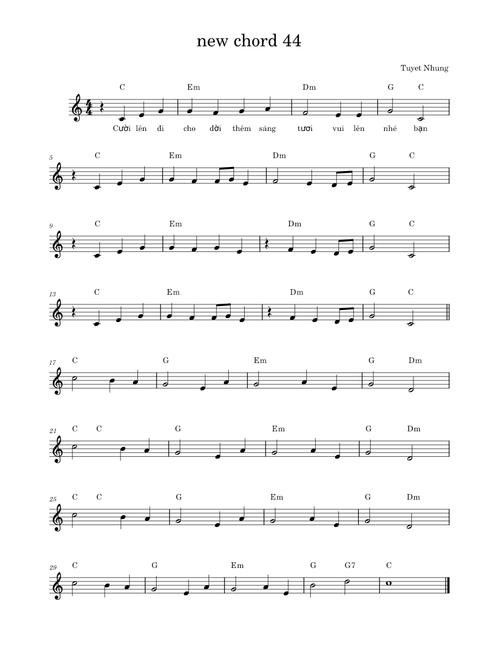new chord 44