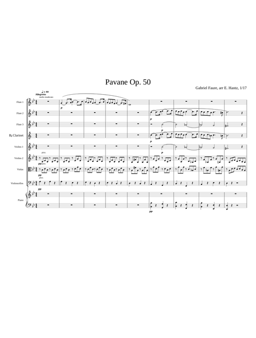 Pavane, Op.50 – Gabriel Fauré