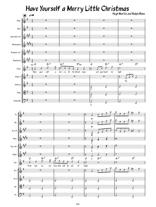 Have yourself a merry little christmas – Frank Sinatra