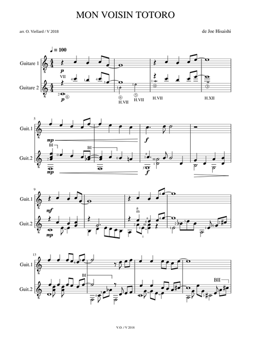 MON VOISIN TOTORO - Joe Hisaishi