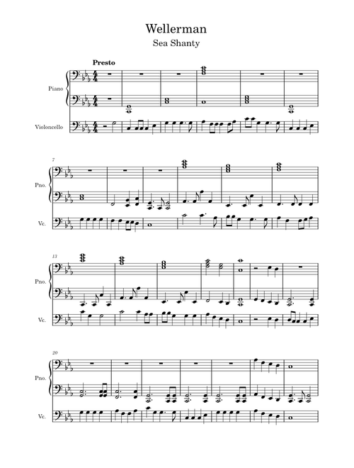Sea Chanty – Wellerman