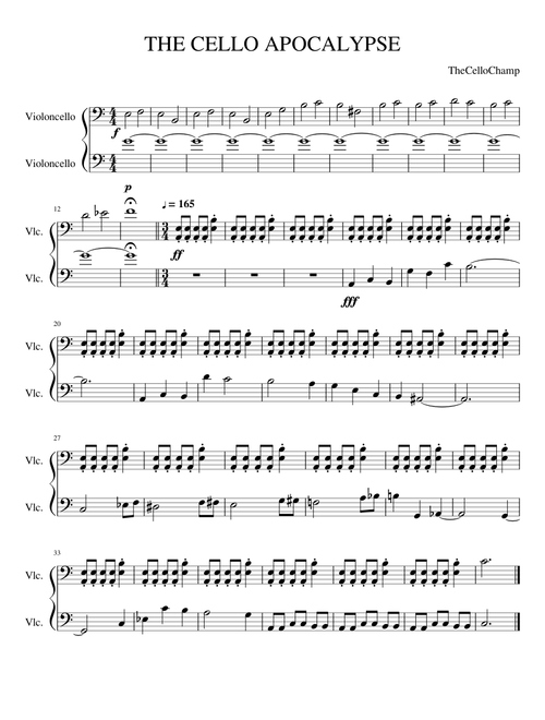 THE CELLO APOCALYPSE
