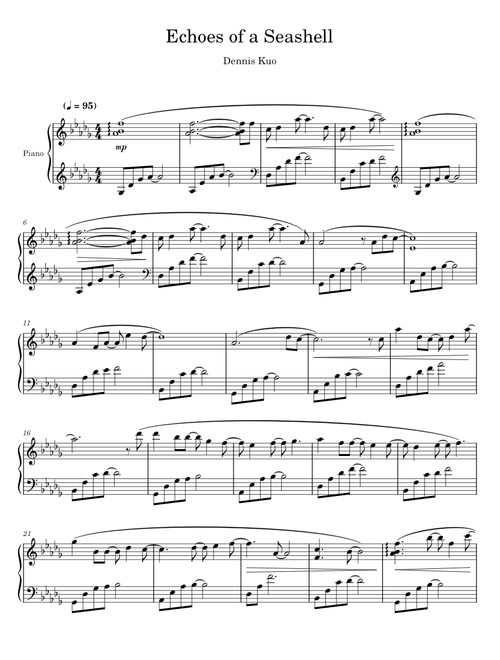Echoes of a Seashell - Dennis Kuo
