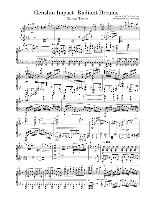Genshin Impact-Radiant Dreams – Yu-Peng Chen Genshin Impact- Radiant Dreams