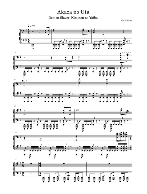 Akaza's Theme – Go Shiina