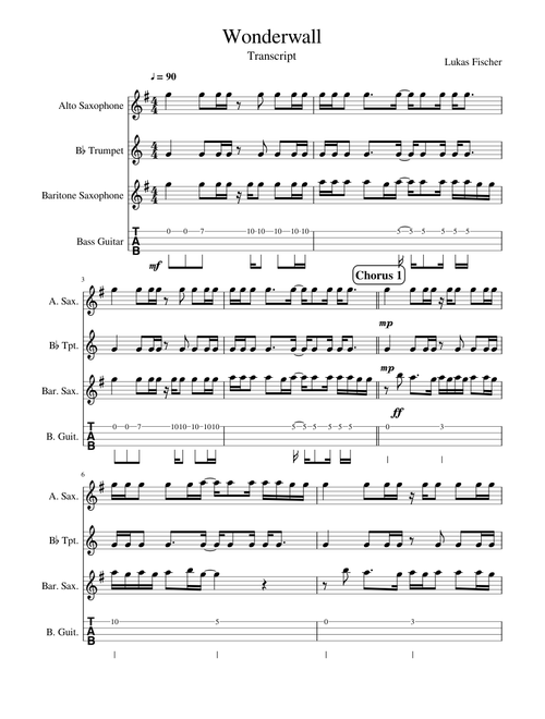 Wonderwall - Oasis