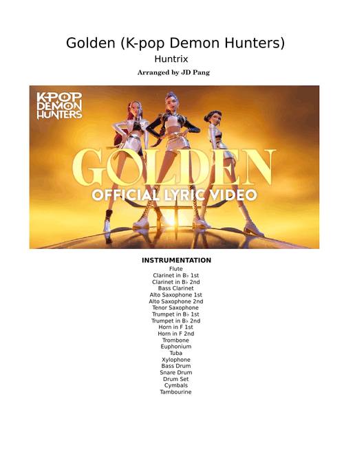 Golden – K-Pop Demon Hunters