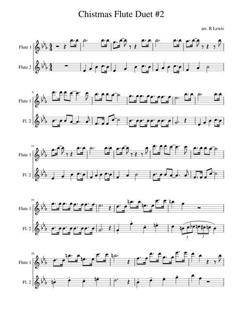 Chistmas Flute Duet #2